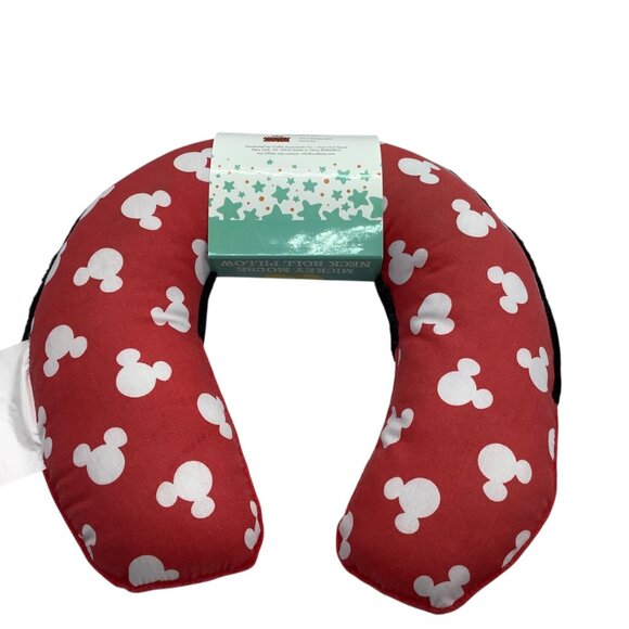 Disney Baby Mickey Mouse Neck Roll Pillow Travel & Comfort NEW NWT - Picture 4 of 5